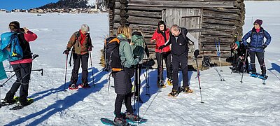Schneeschuhwanderung der Naturfreunde in Obertilliach