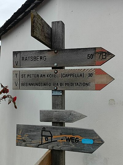 Wanderung der Naturfreunde - Peterskirchl Toblach/Aufkirchen