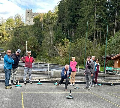 Asphaltschießen der Naturfreunde in der Pfister