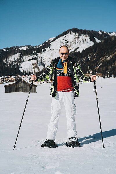 Schneeschuhwanderung der Naturfreunde in Obertilliach