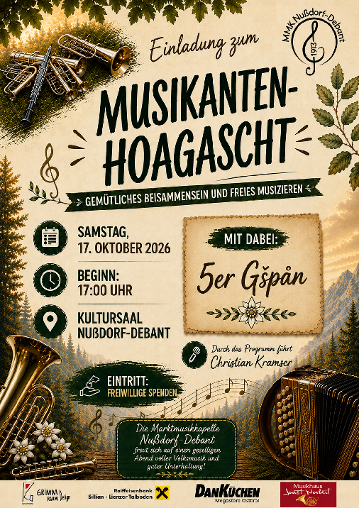 Weisenbläserseminar und Musikanten-Hoagascht