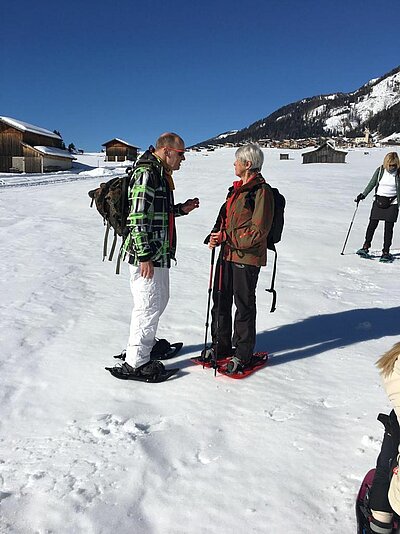 Schneeschuhwanderung der Naturfreunde in Obertilliach