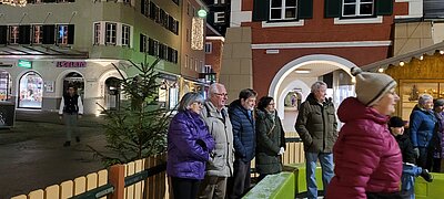 Lattlschießen am Adventmarkt Lienz