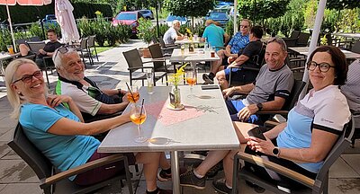 Ausflug der Naturfreunde - Radlfahren und Grillen in der Pfister