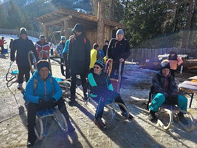 Rodeln der Naturfreunde 2022 - Würfelehütte