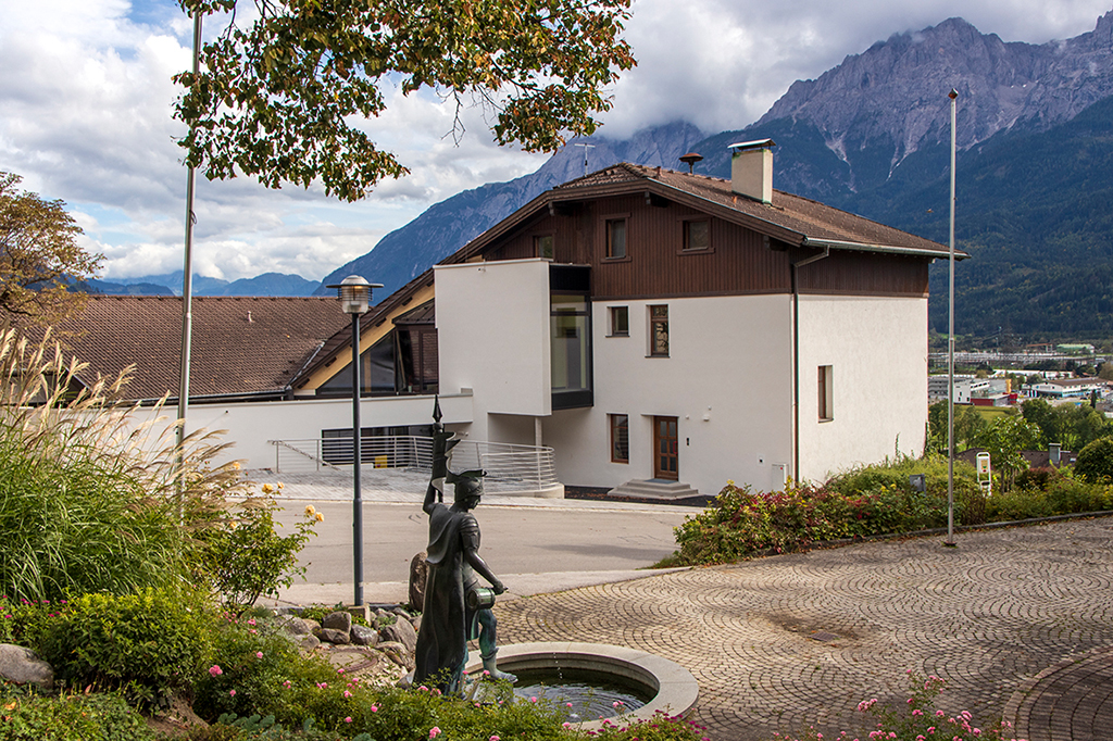 Volksschule Nußdorf nach dem Umbau, Oktober 2020