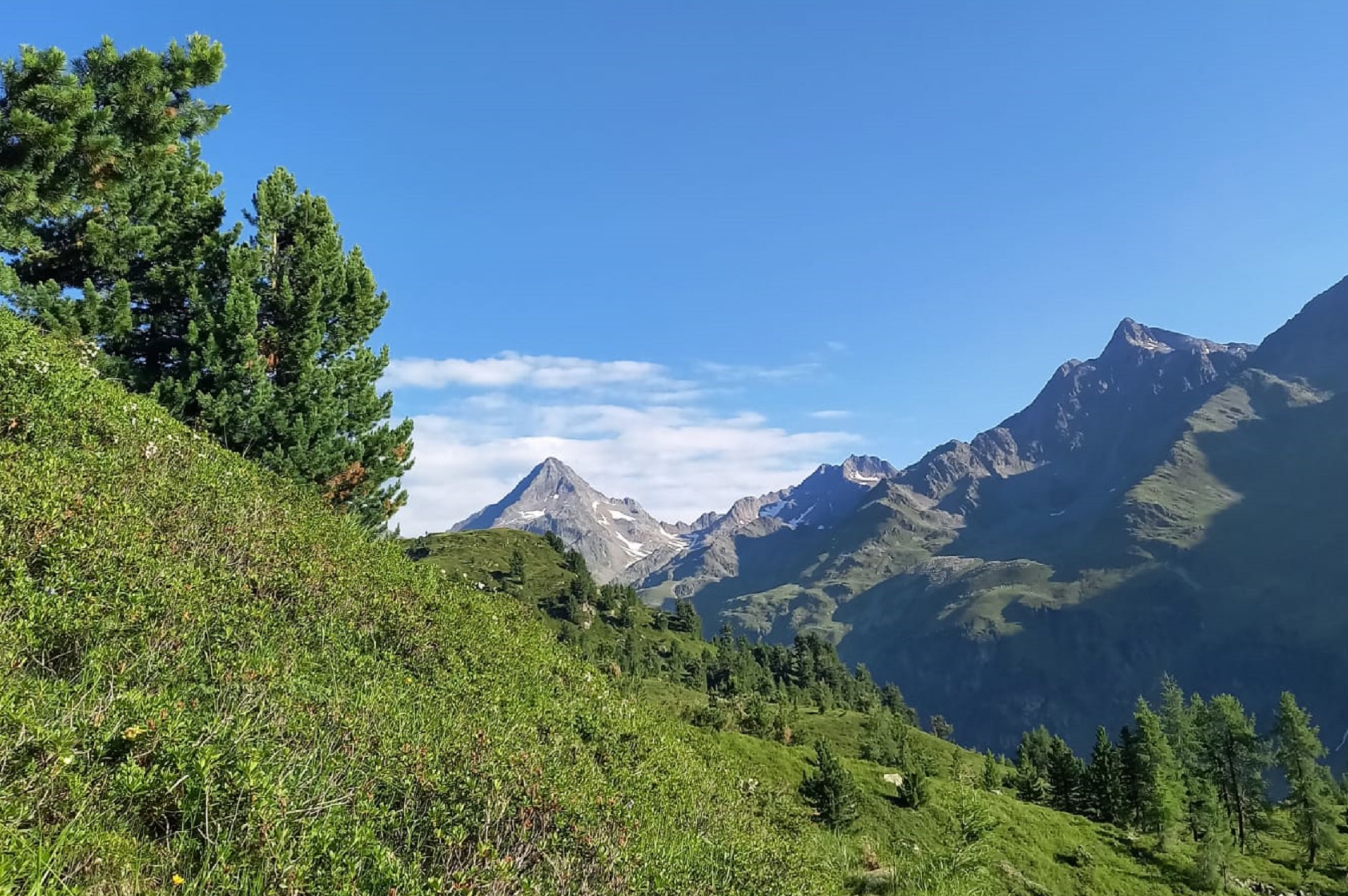 Debanttal mit Blick auf Glödis