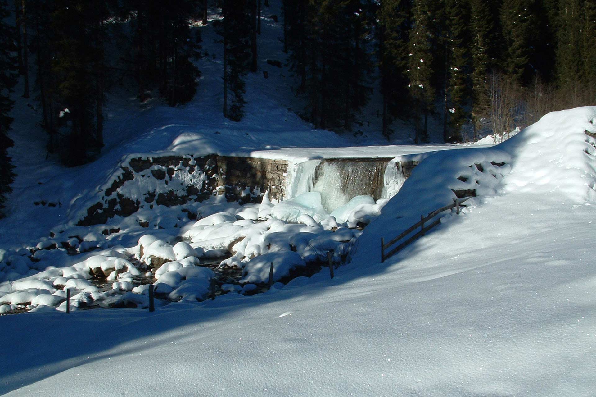 Talsperre Debanttal Jänner 2005
