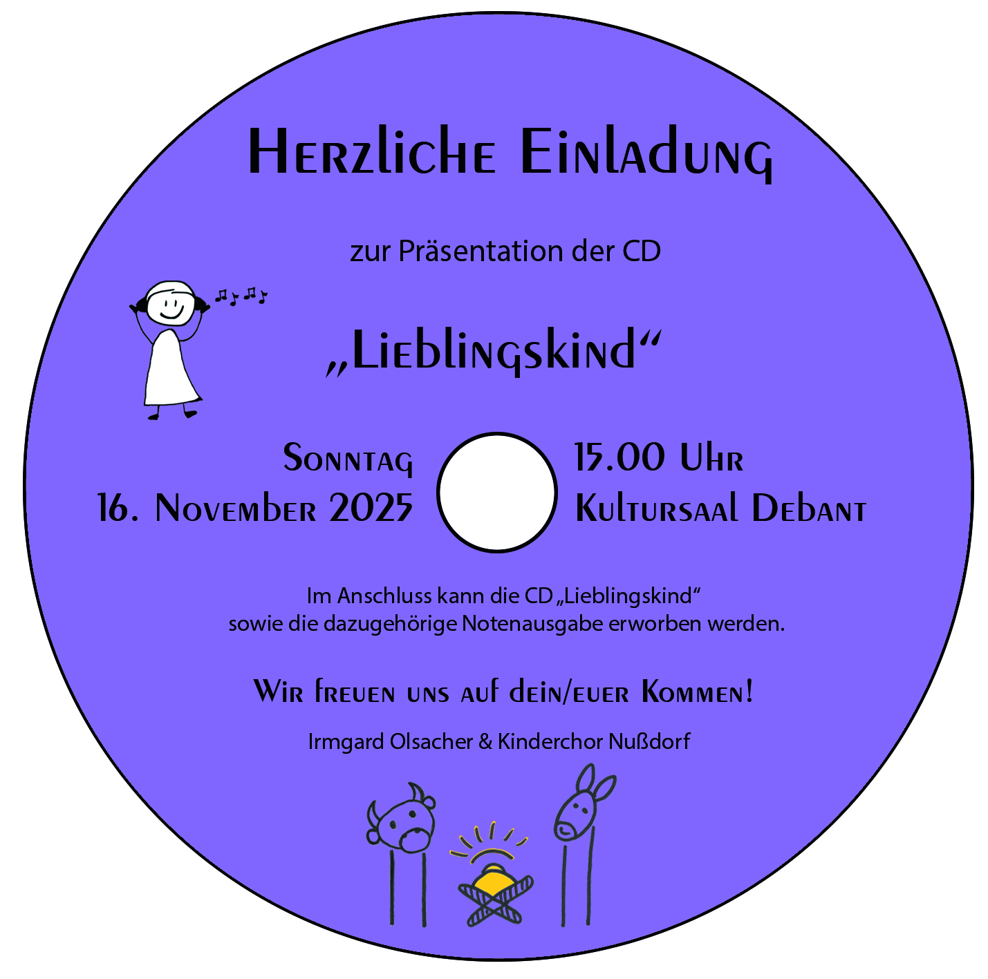 CD-Präsentation Kinderchor Nußdorf