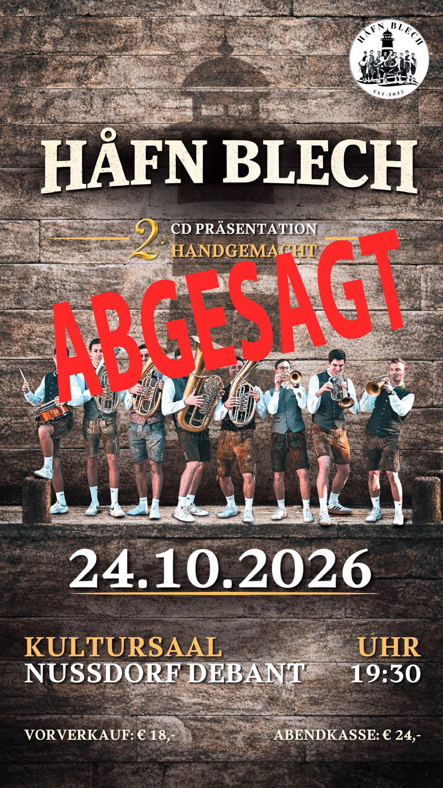 CD-Präsentation "Håfn-Blech" (Album Handgemacht)