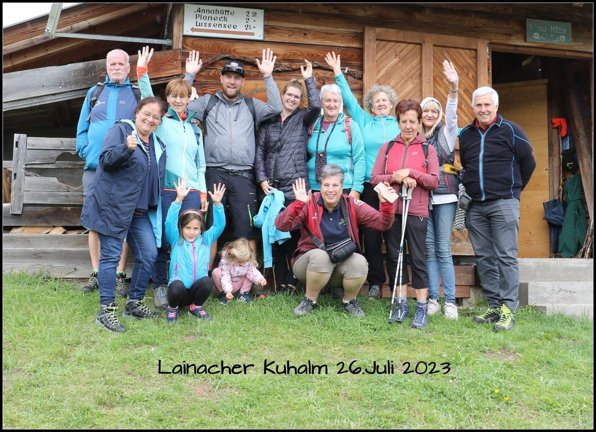 13. Seniorenwanderung der Naturfreunde - Lainacher Kuhalm 13. Seniorenwanderung der Naturfreunde - Lainacher Kuhalm