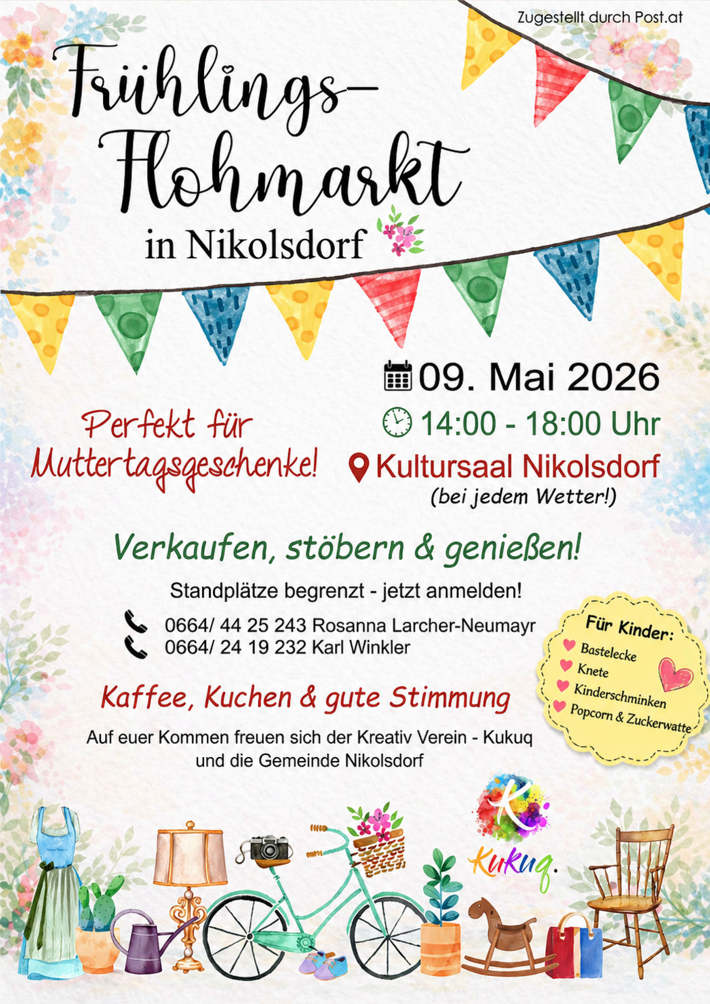 Frühlingsflohmarkt in Nikolsdorf