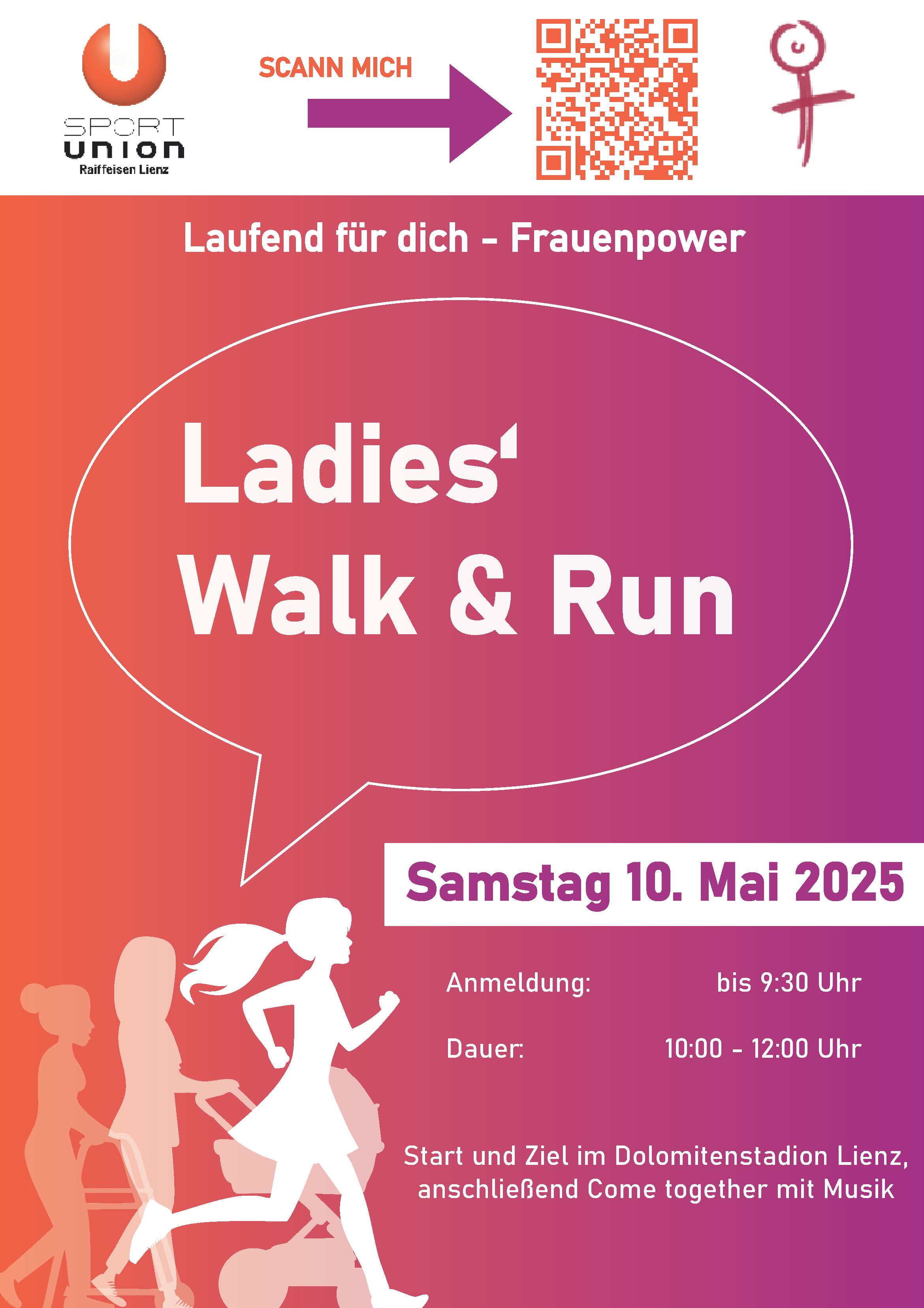 Ladies Walk & Run im Dolomitenstadion Lienz