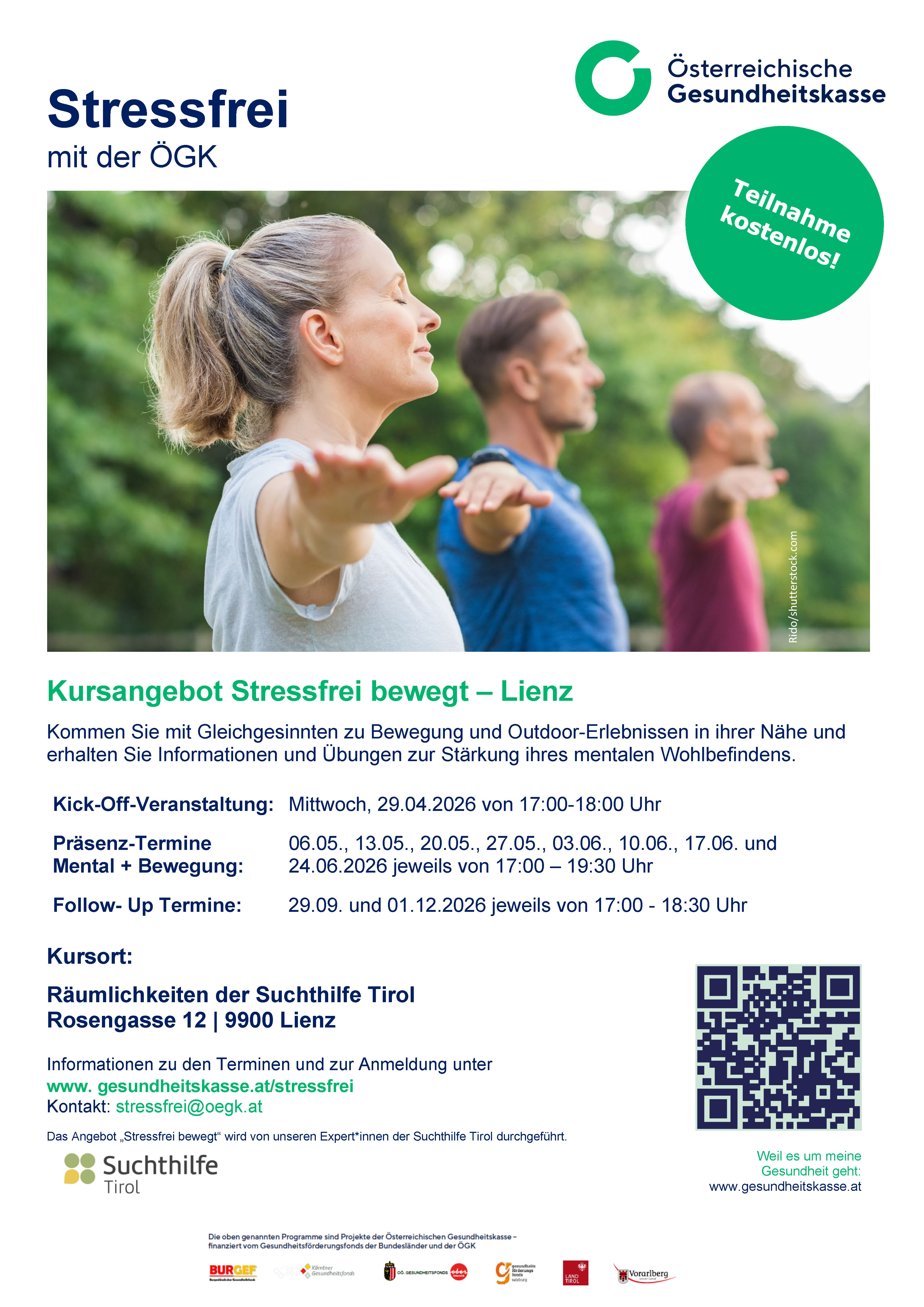 Veranstaltung der ÖGK "Stressfrei bewegt"