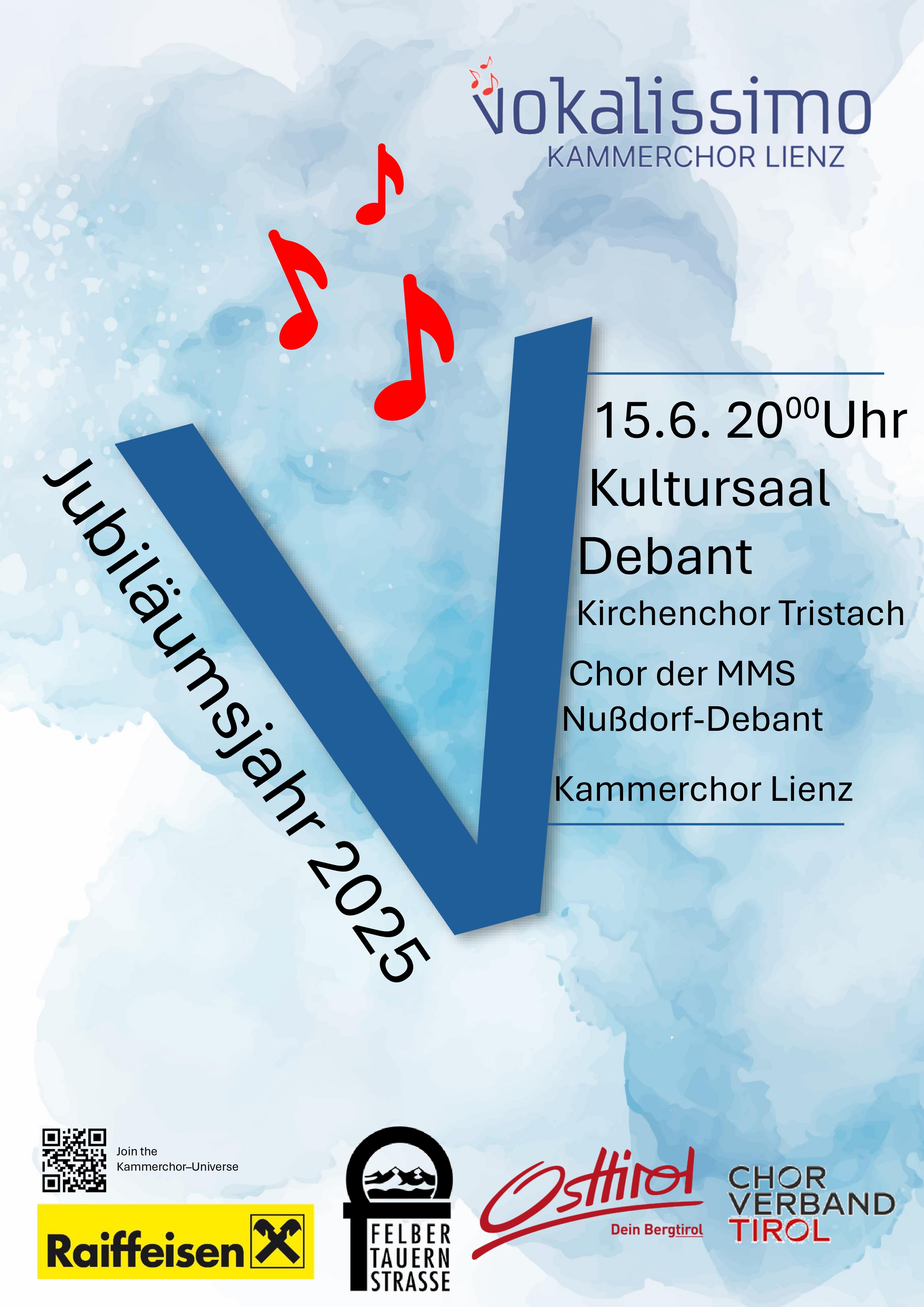 60 Jahre Kammerchor Lienz - Jubiläumskonzert