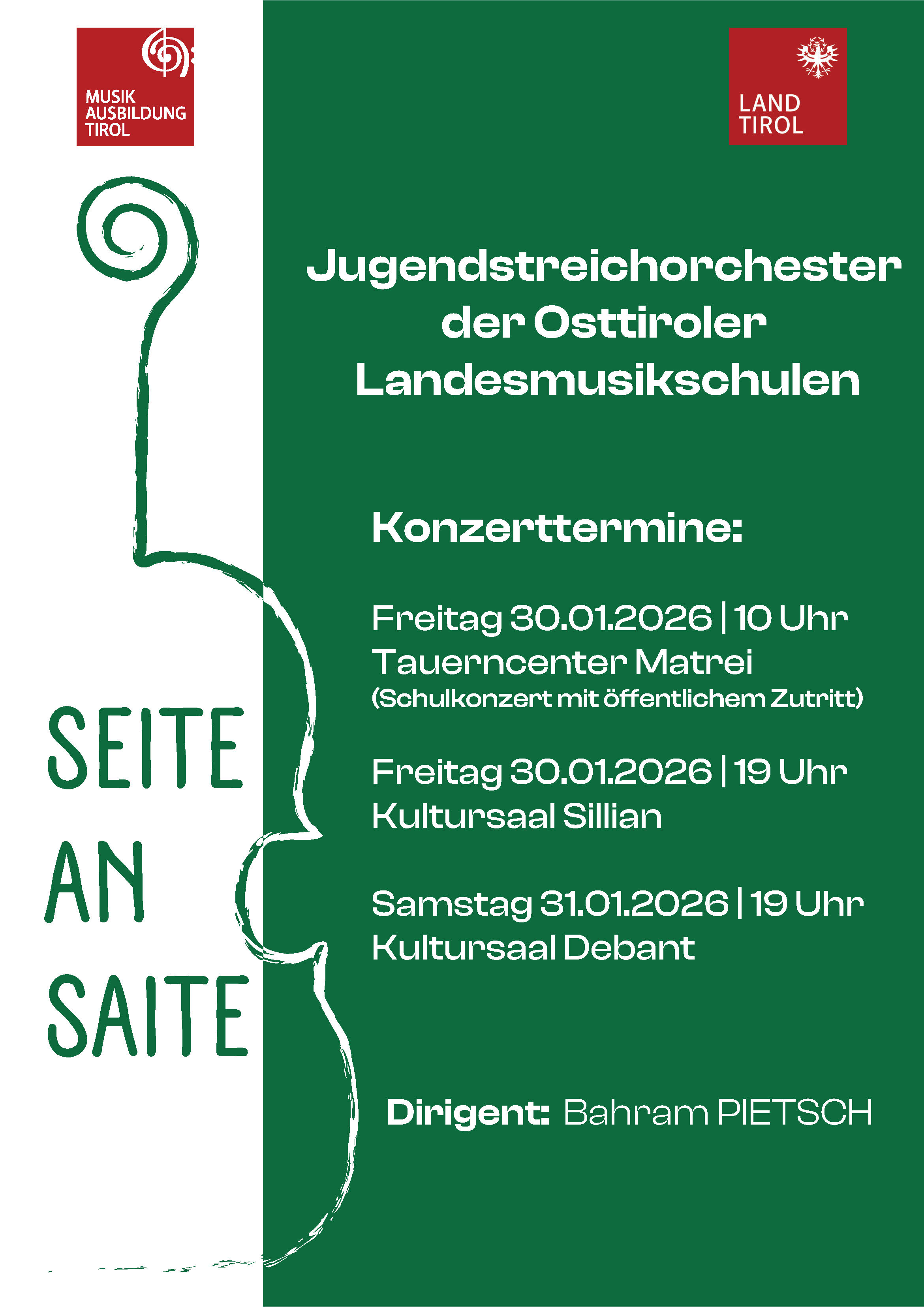 Konzert der Landesmusikschule "Seite an Saite"