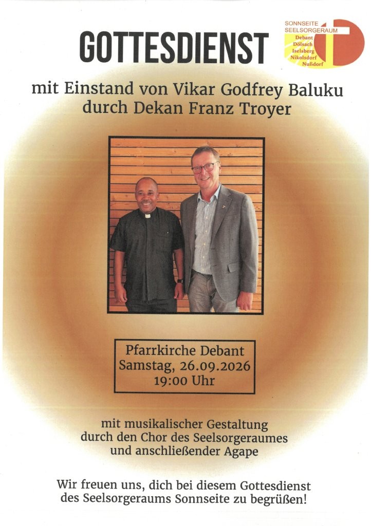 Einstand Vikar Godfrey Baluku