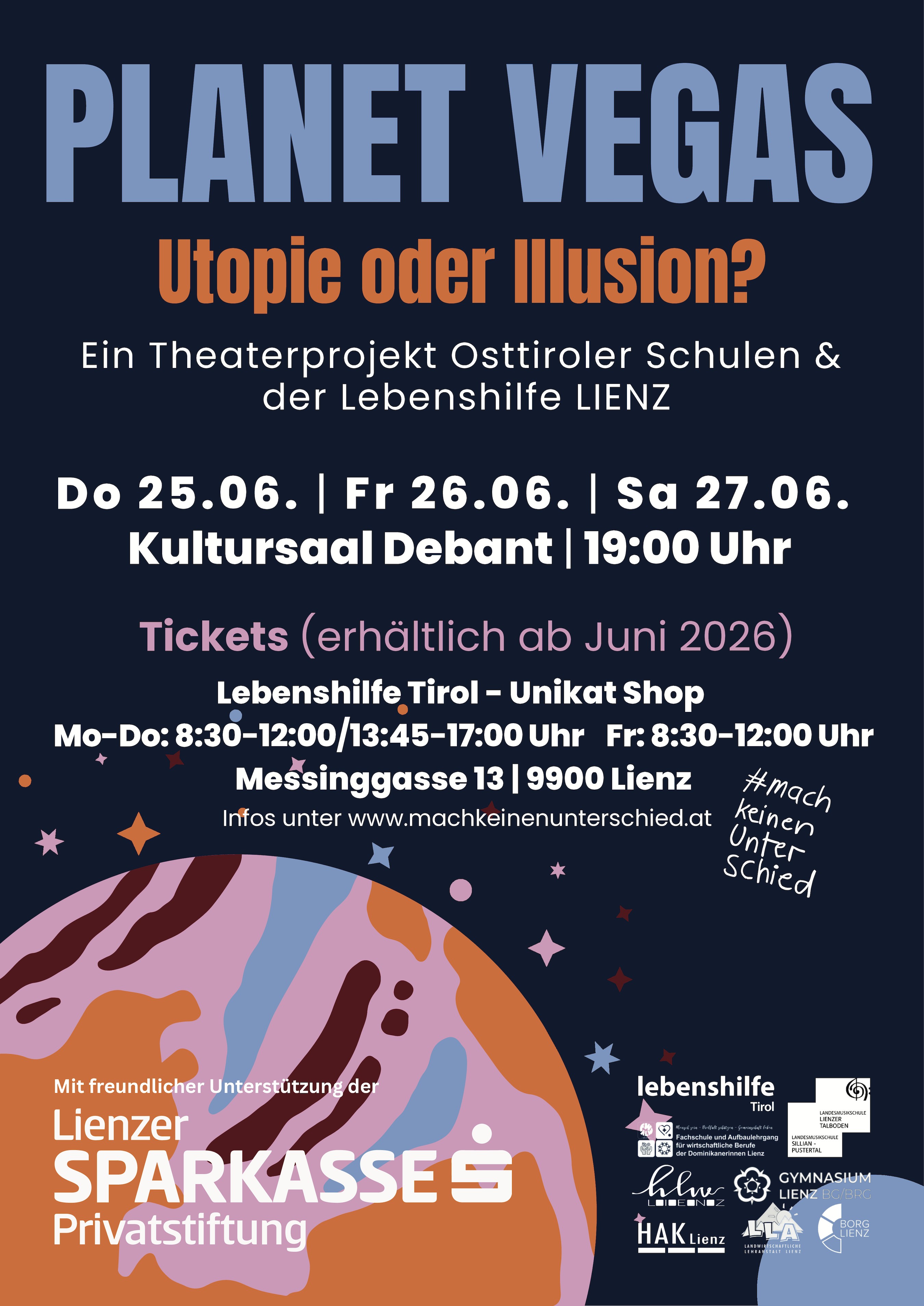 Inklusives Theaterprojekt "Planet Vegas"