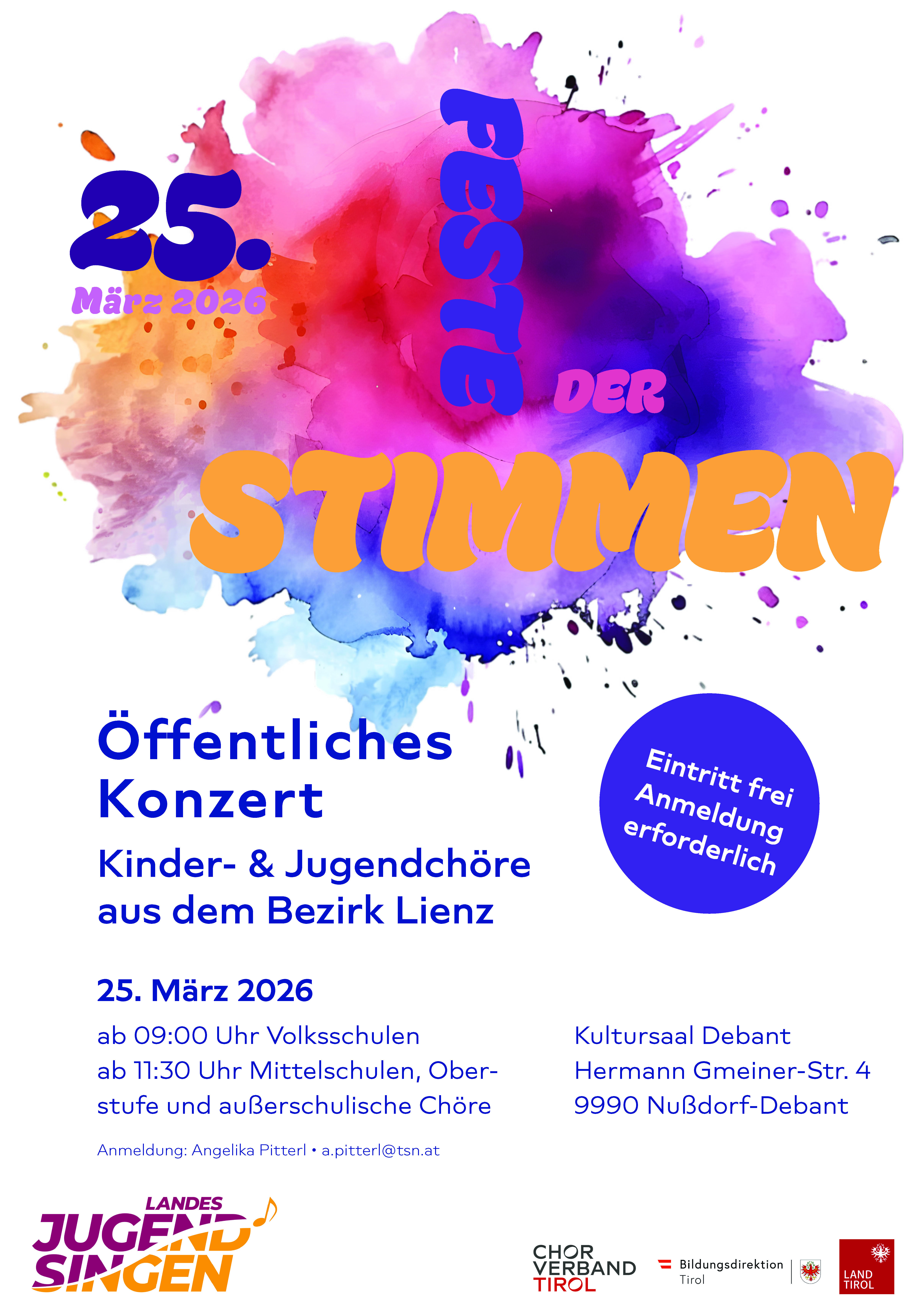 Jugendsingen "Fest der Stimmen"